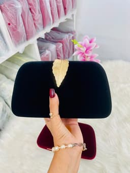 Ladies Elegant Dinner Clutch Bag Women's Banquet Party Black Evening Dress Bag Cheongsam Matching Evening Dress Bag thumbnail 2