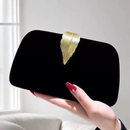 Ladies Elegant Dinner Clutch Bag Women's Banquet Party Black Evening Dress Bag Cheongsam Matching Evening Dress Bag thumbnail 4