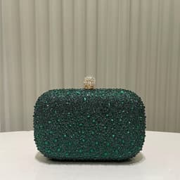 Rhinestone Hand Clutch BA009 thumbnail 1