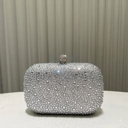 Rhinestone Hand Clutch BA009 thumbnail 3