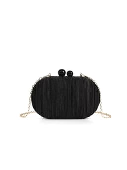 Satin Pleated Clutch BA005 thumbnail 1
