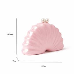 Shell Acrylic Clutch BA004 thumbnail 3
