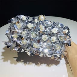 3D Floral Clutch thumbnail 5